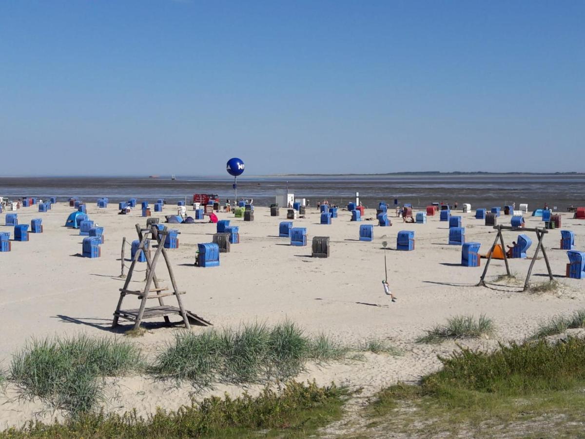 Ferienwohnung "Sielblick" In Dornumersiel Esterno foto